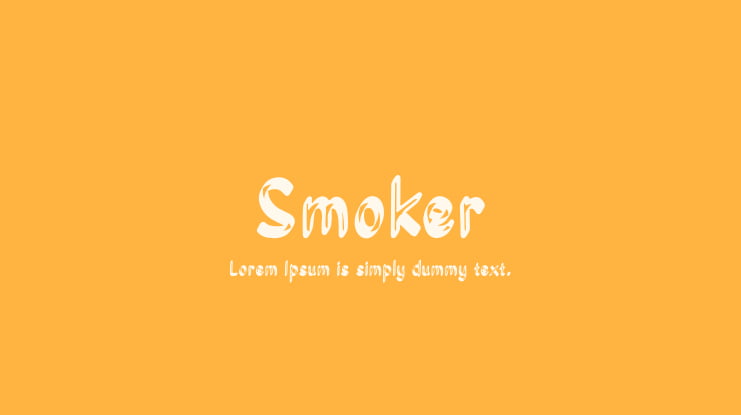 Smoker Font