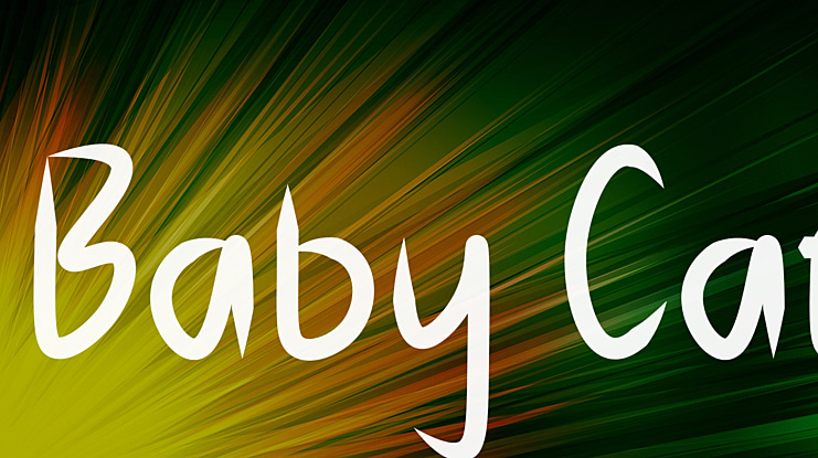 Baby Cat Font