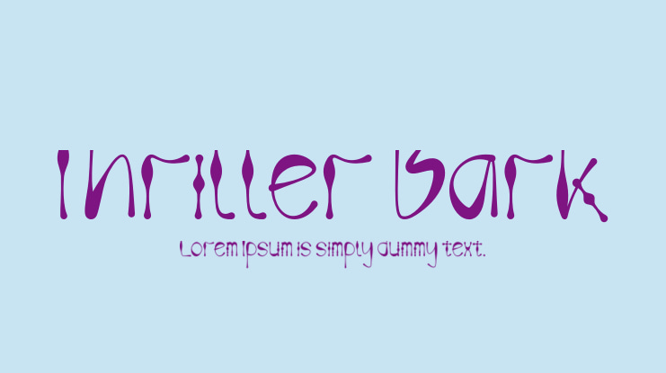 Thriller Bark Font