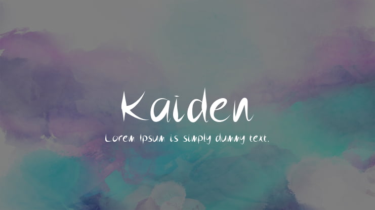 Kaiden Font