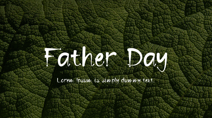 Father Day Font