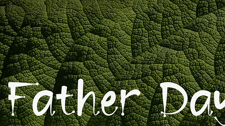 Father Day Font