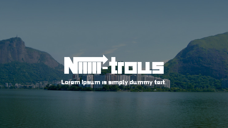 Niiiii-trous Font
