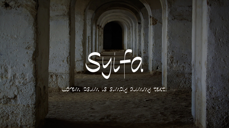 Syifa Font