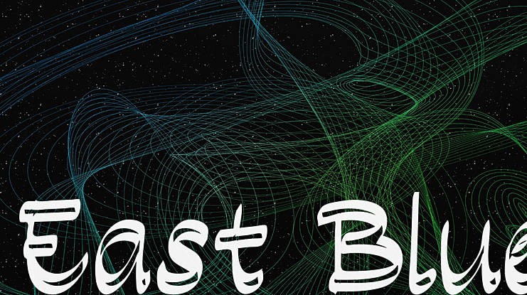 East Blue Font