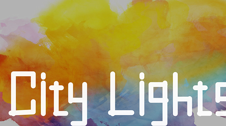 City Lights Font