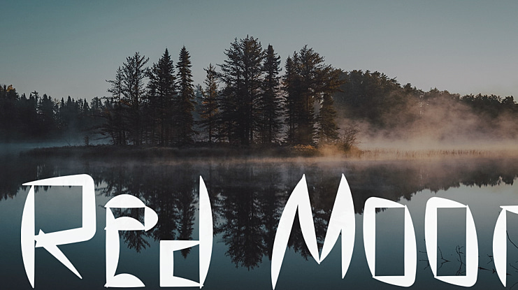 Red Moon Font