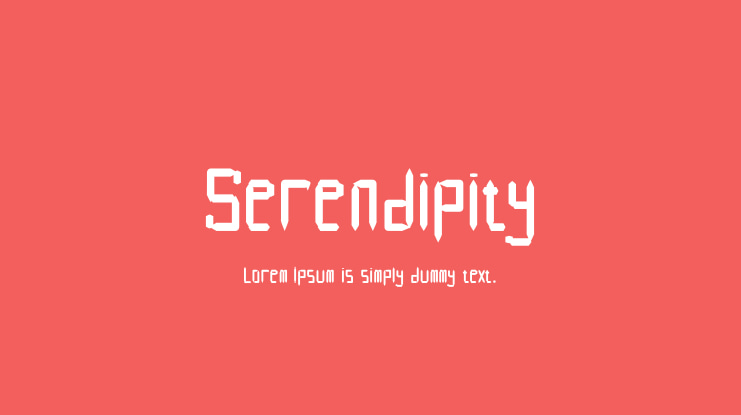 Serendipity Font