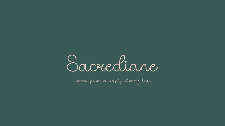 Sacrediane Font