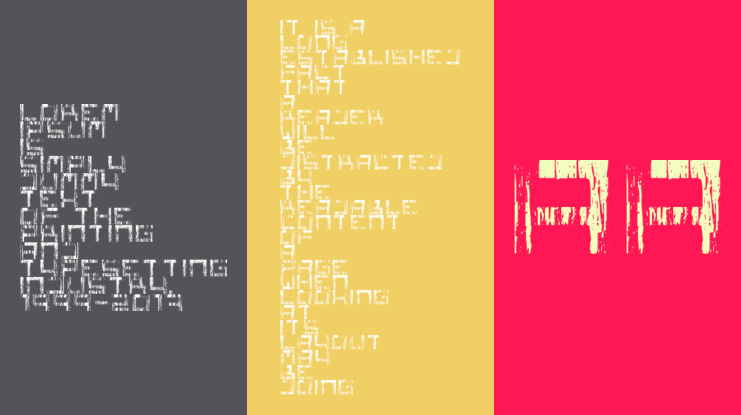 Square One Grunge Font