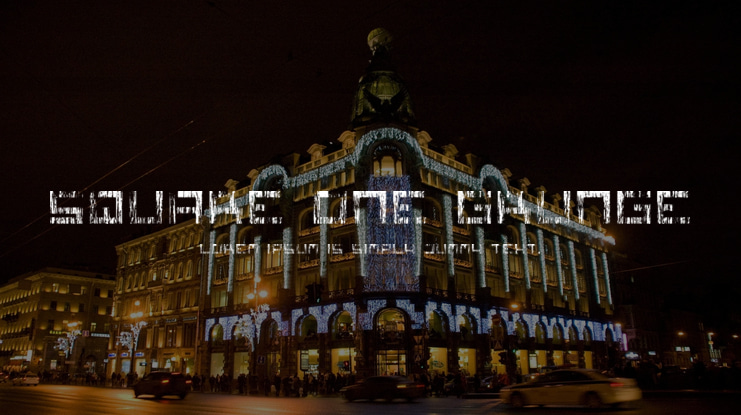 Square One Grunge Font