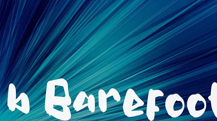 b Barefoot Font