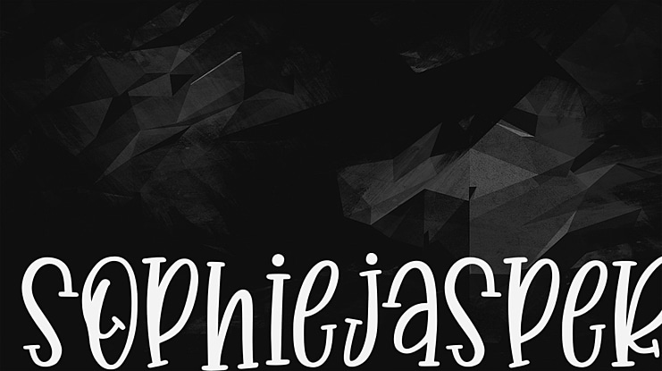 SophieJasper Font