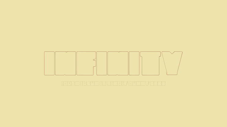 Infinity Font