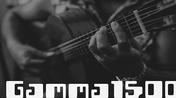 Gamma1500 Font