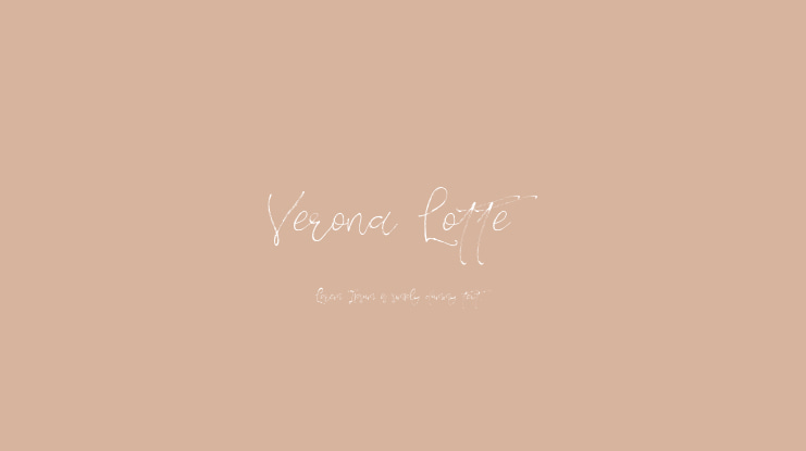 Verona Lotte Font