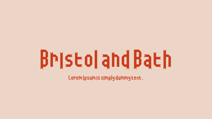 Bristol and Bath Font