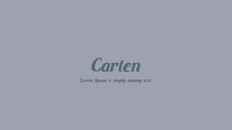 Carten Font