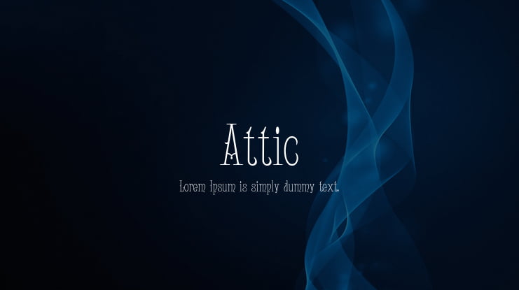 Attic Font