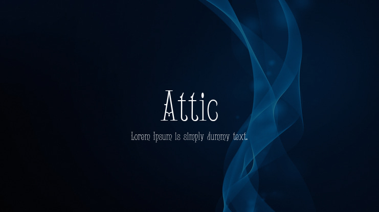 Attic Font