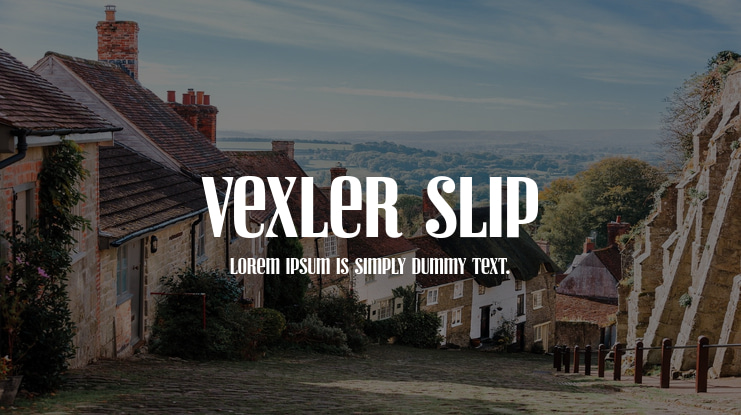 Vexler Slip Font