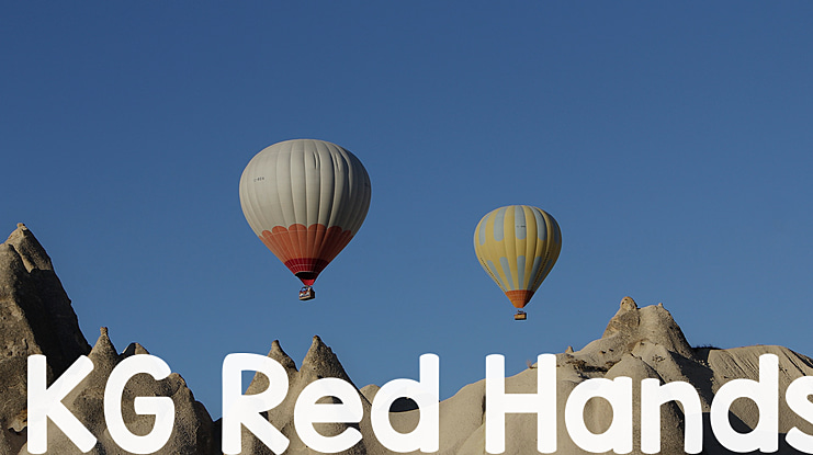 KG Red Hands Font Family