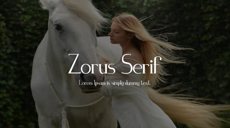 Zorus Serif Font Family