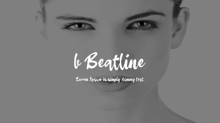 b Beatline Font