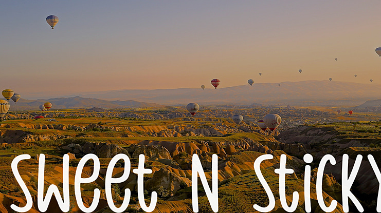 Sweet N Sticky Font Family