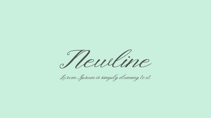 Newline Font