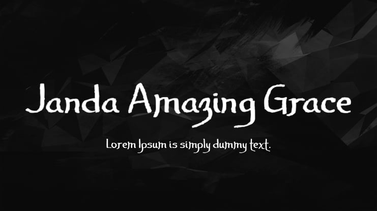 Janda Amazing Grace Font