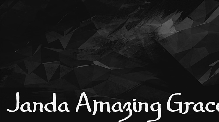 Janda Amazing Grace Font