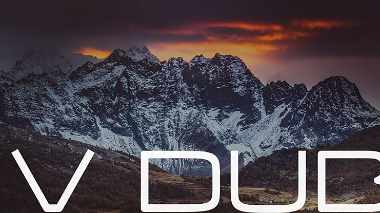 V Dub Font