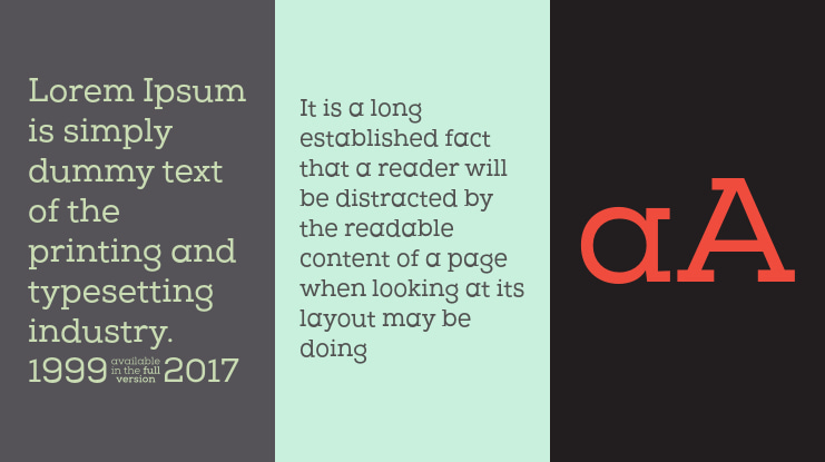 Nexa Slab  FREE Font Family