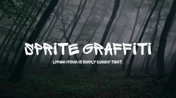 Sprite Graffiti Font Family
