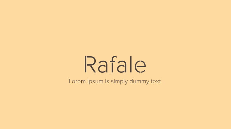 Rafale Font Family