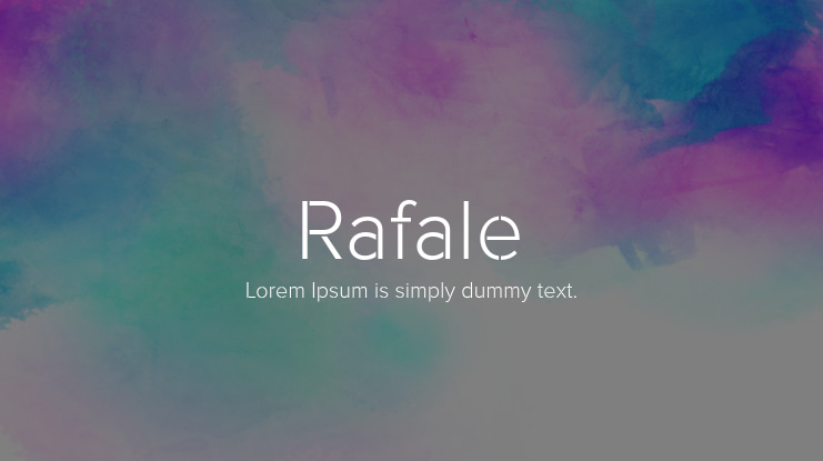 Rafale Font Family