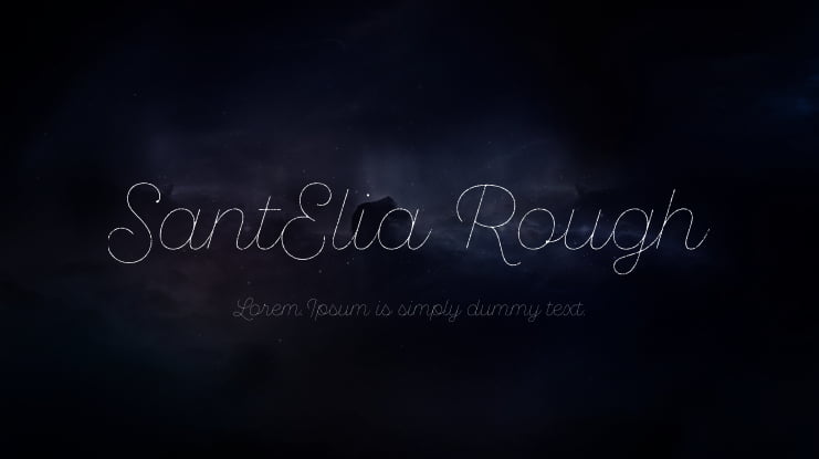 SantElia Rough Font Family