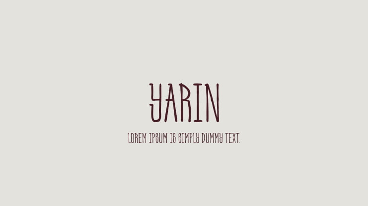 Yarin Font Family