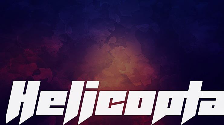Helicopta Font