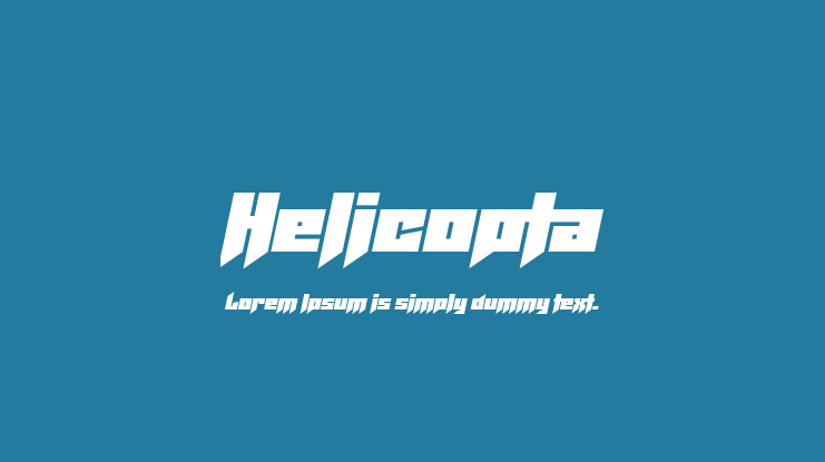 Helicopta Font