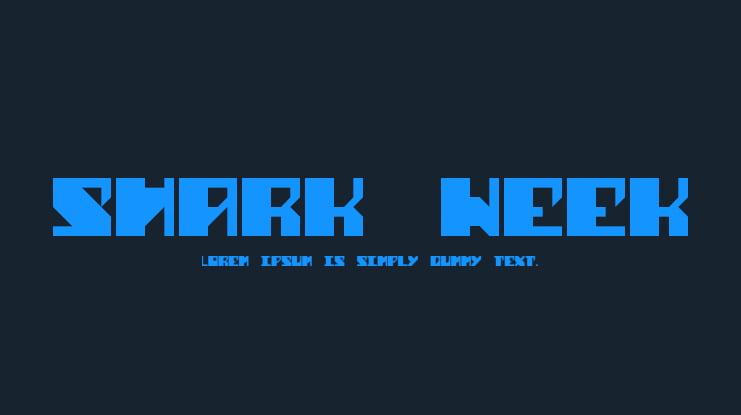 Shark Week Font