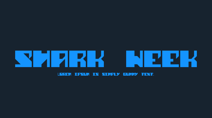 Shark Week Font