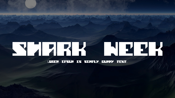 Shark Week Font