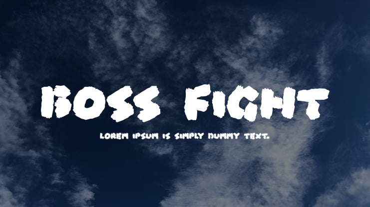 Boss Fight Font