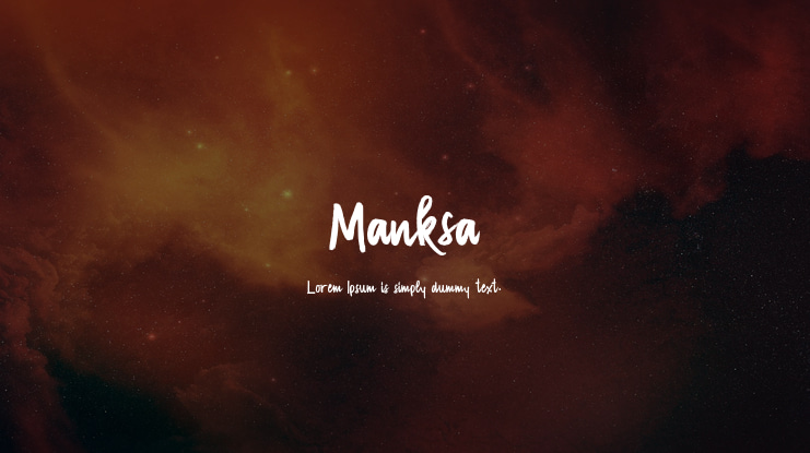 Manksa Font