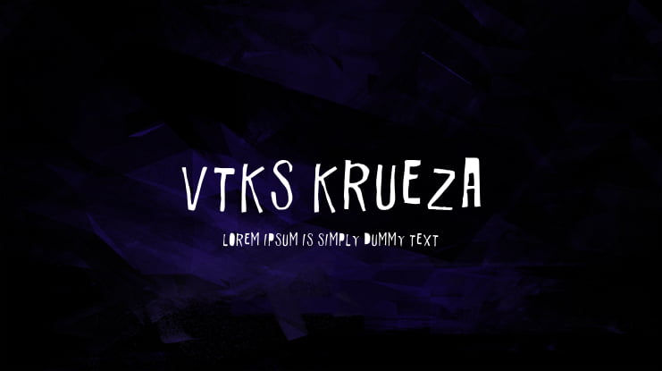 Vtks Krueza Font