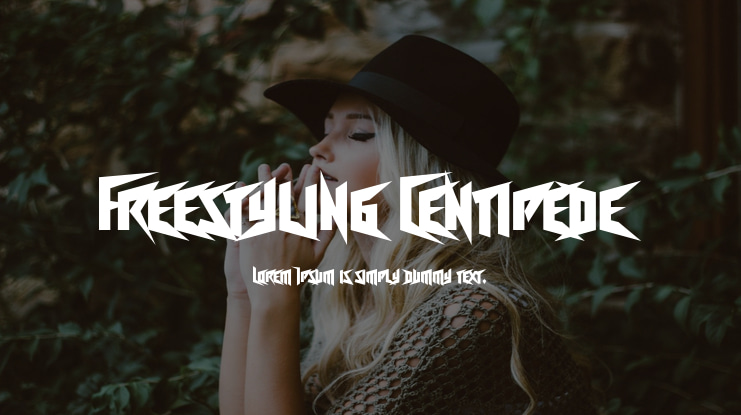 Freestyling Centipede Font