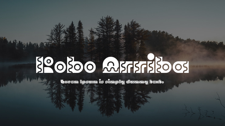 Robo Arriba Font
