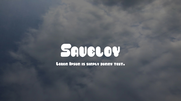 Saveloy Font